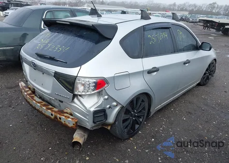 2008 Subaru Impreza 2.5I z USA, uszkodzony, nr VIN JF1GH61668G802672